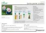 Clover Quirky gnome Quick Start Manual предпросмотр