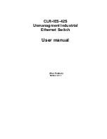 Preview for 1 page of CLR Networks CLR-IES-42S User Manual