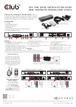 Club 3D CSV-1382 Quick Installation Manual preview