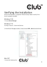 Preview for 14 page of Club 3D CSV-1562 Quick Installation Manual