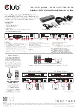 Club 3D CSV-7210 Quick Installation Manual preview