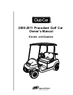 Club Car 2009 Precedent Owner'S Manual preview