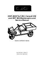 Club Car CARRYALL 252 2007 Maintenance And Service Manual preview