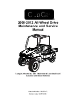 Preview for 1 page of Club Car Carryall 295 SE Maintenance And Service Manual