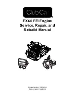 Club Car EX40D Service, Repair, And Rebuild Manual preview