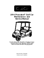 Club Car Precedent 2014 Maintenance And Service Manual preview