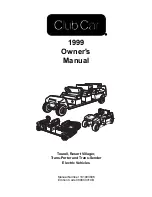 Preview for 1 page of Club Car Resort Villager 1999 Owner'S Manual