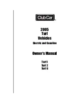 Club Car Turf 1 2005 Owner'S Manual preview