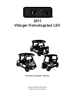 Preview for 1 page of Club Car Villager Homologated LSV Manual