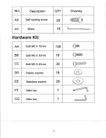 Предварительный просмотр 10 страницы Club Piscine Maestrale Assembly Instructions Manual