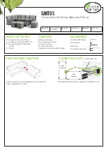 Preview for 1 page of CLUB RATTAN Santos Manual