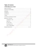 Preview for 3 page of Clyde 15f3092 Maintenance Manual