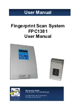 Preview for 1 page of CM security FPC1381 User Manual