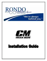 CM Truck Beds ER Truck Bed Installation Manual preview