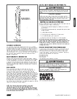 Preview for 21 page of CM 2208A Operating, Maintenance & Parts Manual