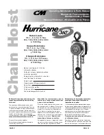 Preview for 1 page of CM 5623A Operating, Maintenance & Parts Manual