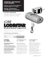 Preview for 1 page of CM LODESTAR Operating, Maintenance & Parts Manual