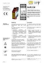 Предварительный просмотр 1 страницы CM riese Safe 2.2 Original Operating Instructions