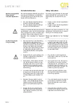 Предварительный просмотр 2 страницы CM riese Safe M.1 Original Operating Instructions