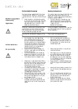 Предварительный просмотр 2 страницы CM RIESE SAFE X4 Original Operating Instructions