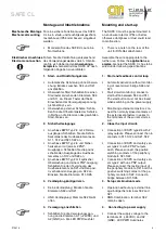 Предварительный просмотр 4 страницы CM SAFE CL Original Operating Instruction