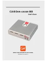 CMA Dishmachines CLAB DATA-LOGGER 003 User Manual preview