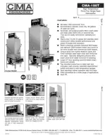 Предварительный просмотр 1 страницы CMA Dishmachines CMA-180TC Specifications