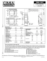 Предварительный просмотр 2 страницы CMA Dishmachines CMA-180TC Specifications