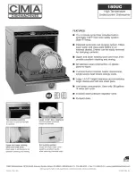 Предварительный просмотр 2 страницы CMA Dishmachines CMA-180UC Brochure & Specs