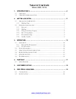 Предварительный просмотр 2 страницы CMA Dishmachines CMA-181VL Owner'S Manual