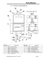 Предварительный просмотр 9 страницы CMA Dishmachines CMA-44 L.T. Parts Manual