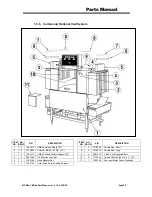 Предварительный просмотр 10 страницы CMA Dishmachines CMA-44 L.T. Parts Manual