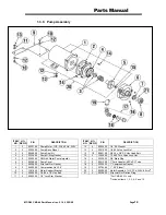 Предварительный просмотр 13 страницы CMA Dishmachines CMA-44 L.T. Parts Manual