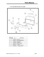 Предварительный просмотр 22 страницы CMA Dishmachines CMA-44 L.T. Parts Manual