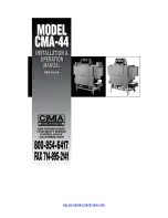 Предварительный просмотр 1 страницы CMA Dishmachines CMA-44H Installation & Operation Manual