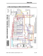 Предварительный просмотр 27 страницы CMA Dishmachines CMA-66 L.T. Installation & Operation Manual