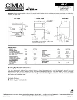 Предварительный просмотр 2 страницы CMA Dishmachines CMA-GL-C Specifications