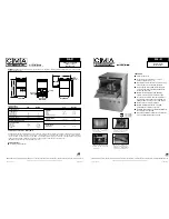 Предварительный просмотр 1 страницы CMA Dishmachines CMA-GL-X Specifications