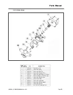 Предварительный просмотр 14 страницы CMA Dishmachines CMA-L-1C Parts Manual