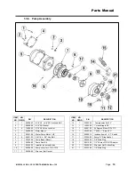 Предварительный просмотр 10 страницы CMA Dishmachines CMA-L-1X Parts Manual