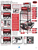 Предварительный просмотр 2 страницы CMA Dishmachines CMA180VL-FL Quick Setup Instructions