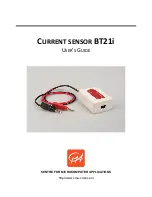 Предварительный просмотр 1 страницы CMA Dishmachines CURRENT SENSOR BT21i User Manual