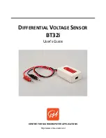 CMA Dishmachines DIFFERENTIAL	VOLTAGE SENSOR	
BT32i User Manual предпросмотр