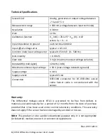 Preview for 4 page of CMA Dishmachines DIFFERENTIAL	VOLTAGE SENSOR	
BT32i User Manual