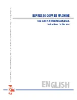 Preview for 1 page of CMA Dishmachines Espresso Coffee Machine Use And Maintenance Manual