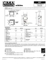 Предварительный просмотр 2 страницы CMA Dishmachines EST-AH Specifications