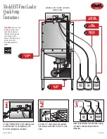 Предварительный просмотр 1 страницы CMA Dishmachines EST-Front Loader Quick Setup Instructions