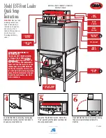 Предварительный просмотр 2 страницы CMA Dishmachines EST-Front Loader Quick Setup Instructions