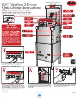 Предварительный просмотр 2 страницы CMA Dishmachines EST VENTLESS Quick Setup Instructions