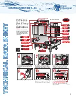 Предварительный просмотр 4 страницы CMA Dishmachines First Chemical EST- 44 Quick Setup Instructions